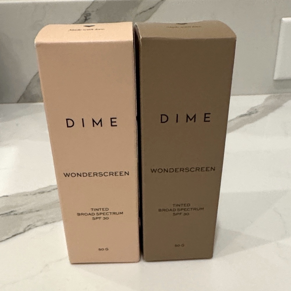 DIME Tinted Glow Wonderscreen SPF 30 Duo NIB